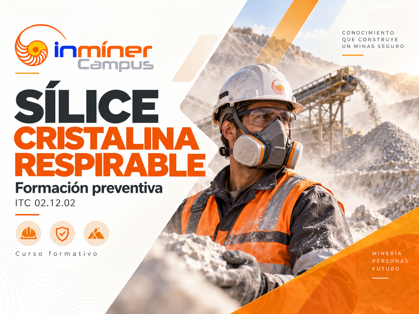 Imagen del curso Prevención frente al polvo y la sílice cristalina respirable